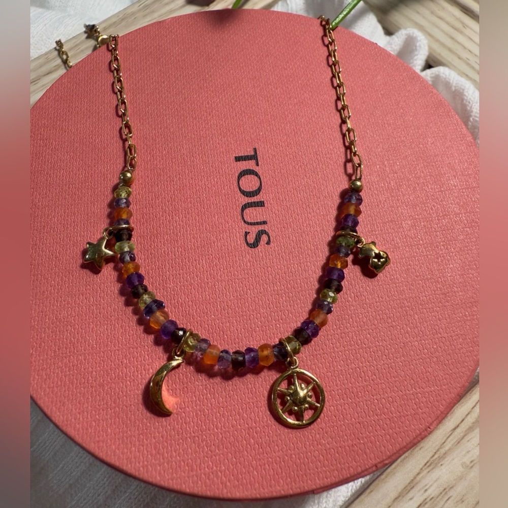 Firm price! Tous second Hand 👋Gold and Multicolor Beaded Necklace